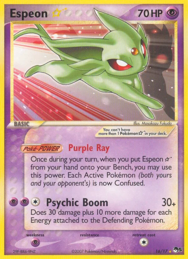 Espeon ★ Pokemon card