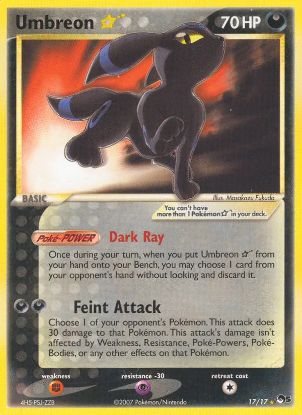 Umbreon ★ Pokemon card