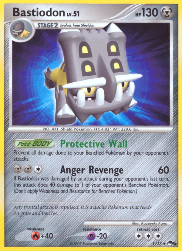 Bastiodon Pokemon card