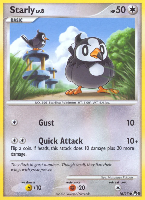 Starly Pokemon card