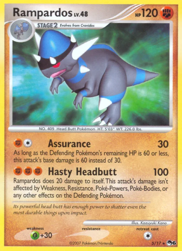 Rampardos Pokemon card