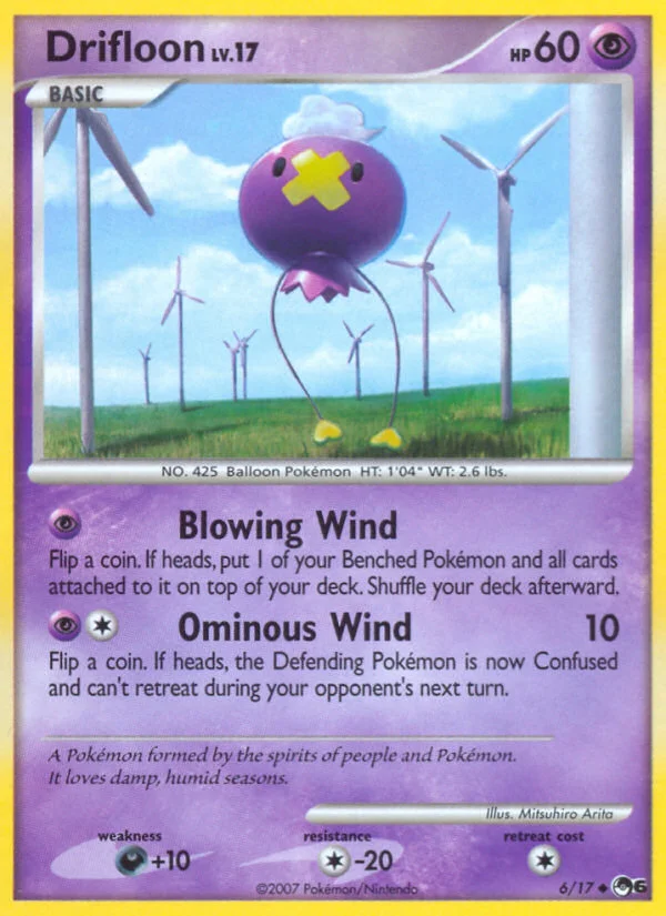 Drifloon Pokemon card