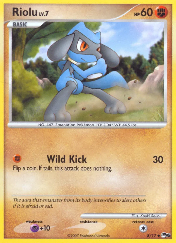 Riolu Pokemon card