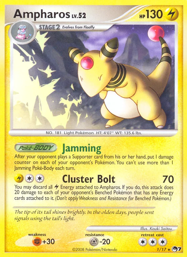 Ampharos Pokemon card