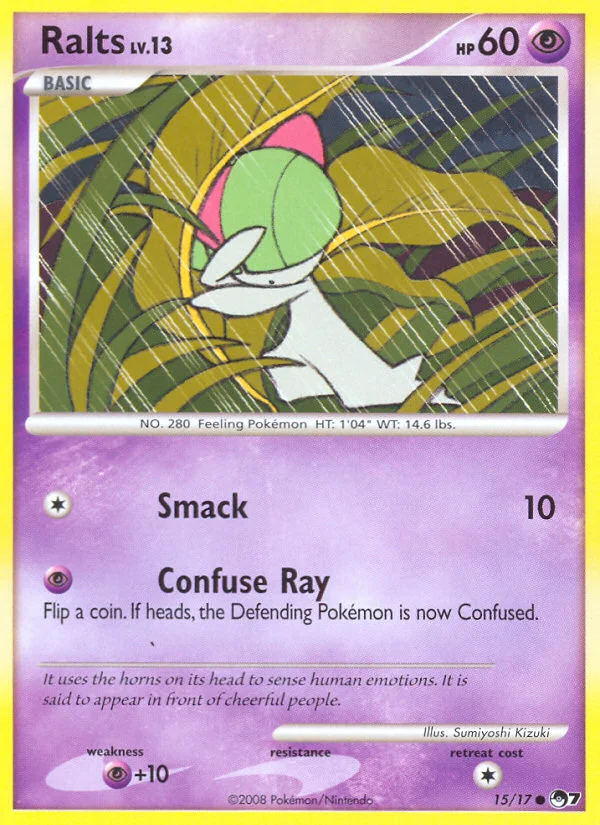 Ralts Pokemon card