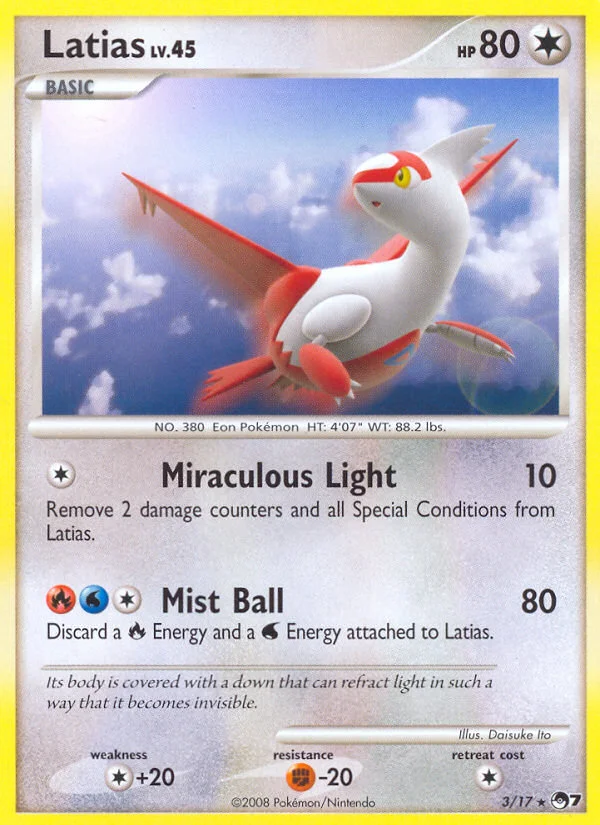 Latias Pokemon card