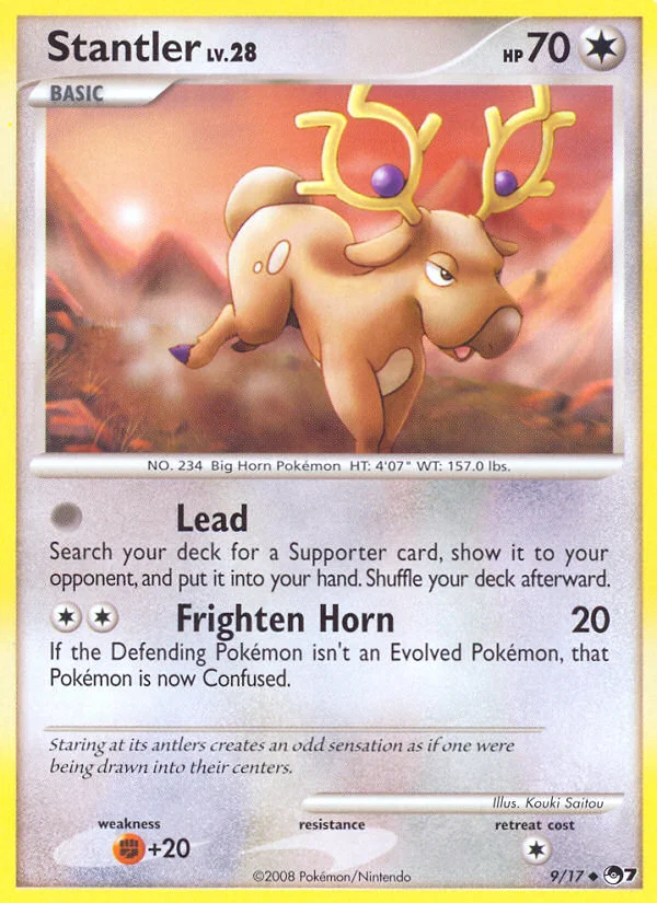 Stantler Pokemon card
