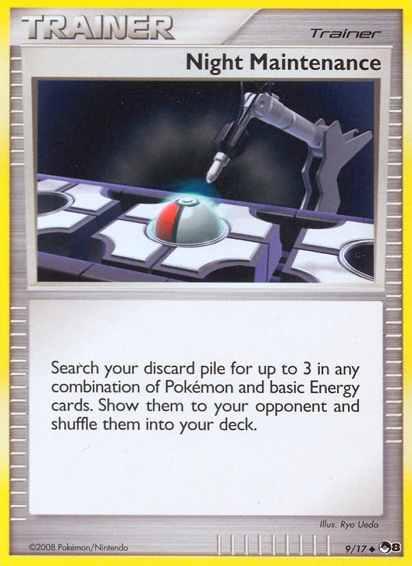 Night Maintenance Pokemon card