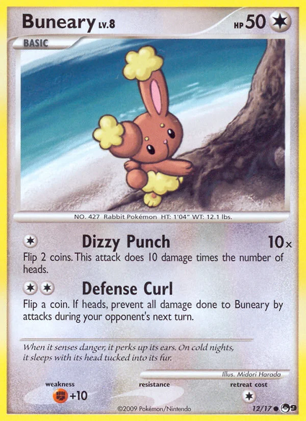 Buneary Pokemon card
