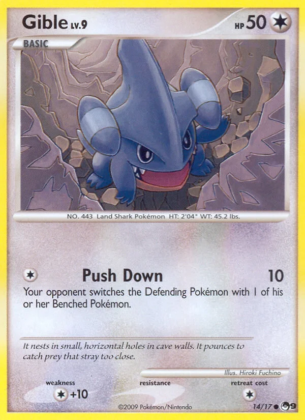Gible Pokemon card