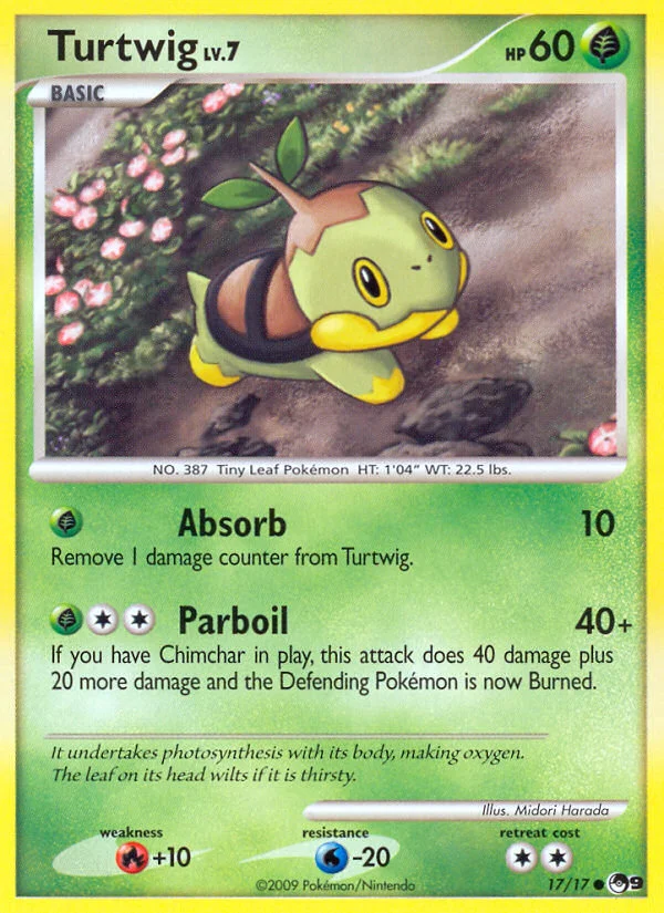 Turtwig Pokemon card