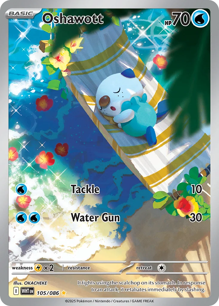 Oshawott Pokemon card