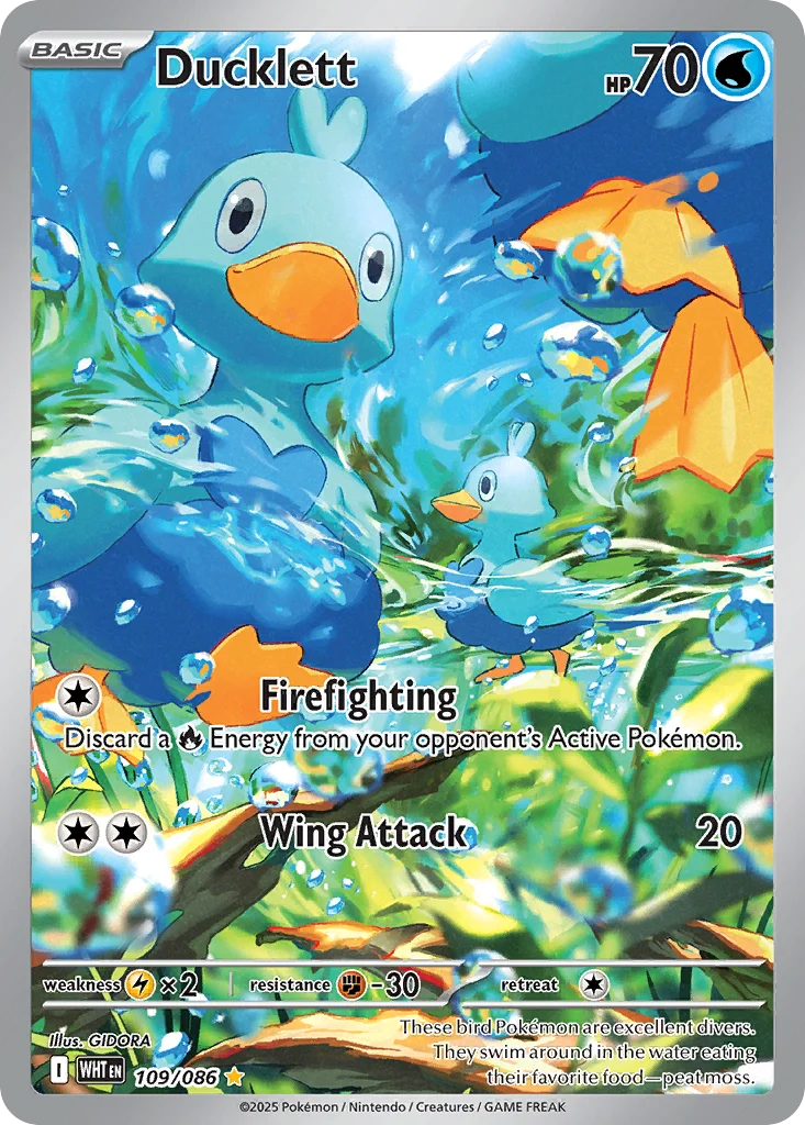 Ducklett Pokemon card