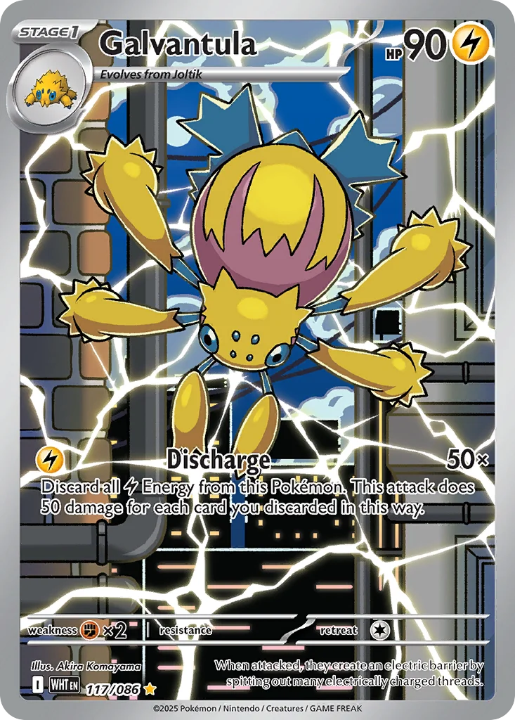 Galvantula Pokemon card