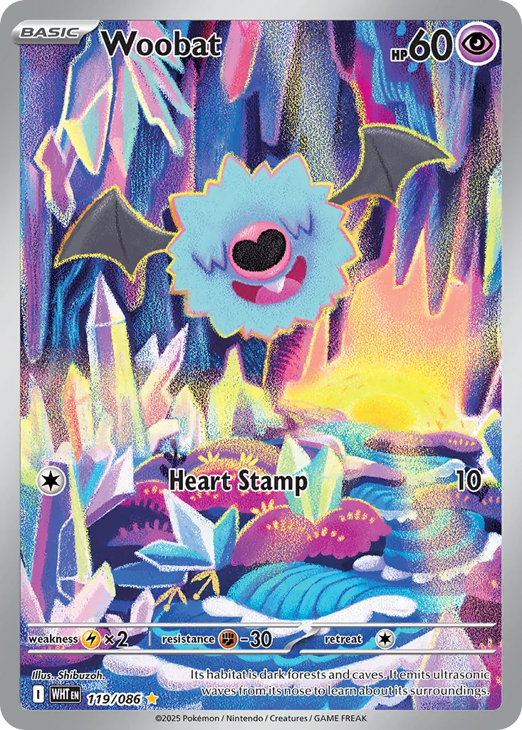 Woobat Pokemon card