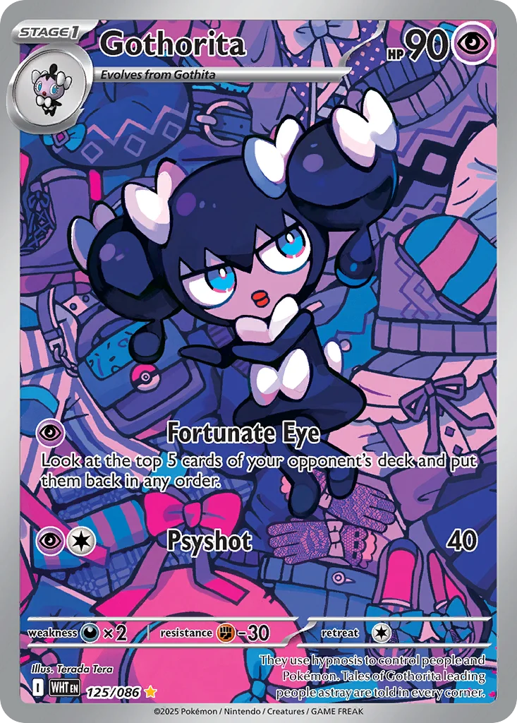 Gothorita Pokemon card