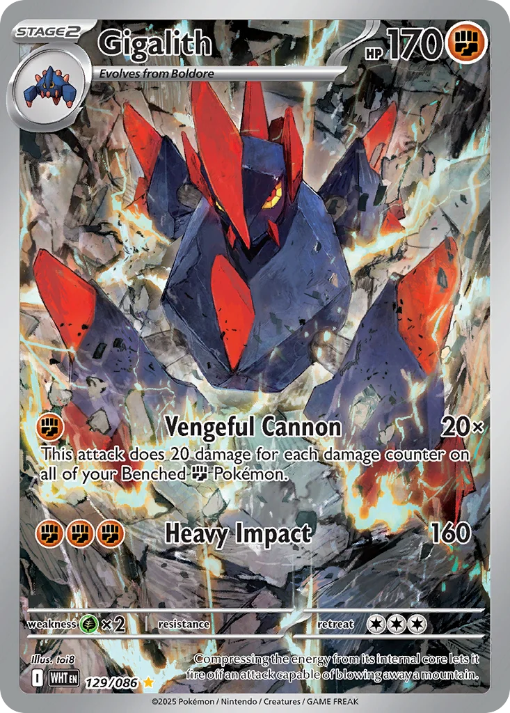 Gigalith Pokemon card