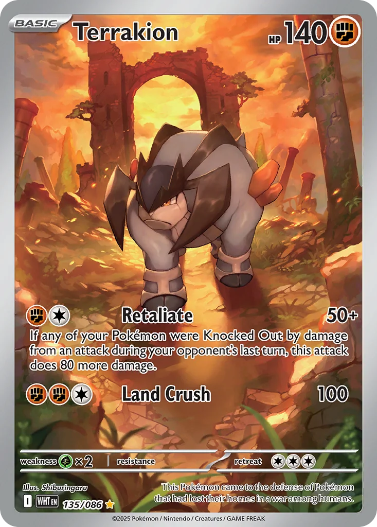 Terrakion Pokemon card