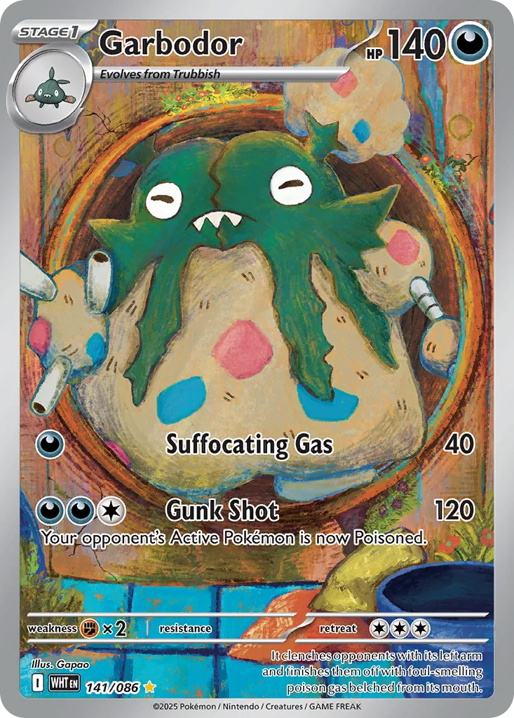 Garbodor Pokemon card