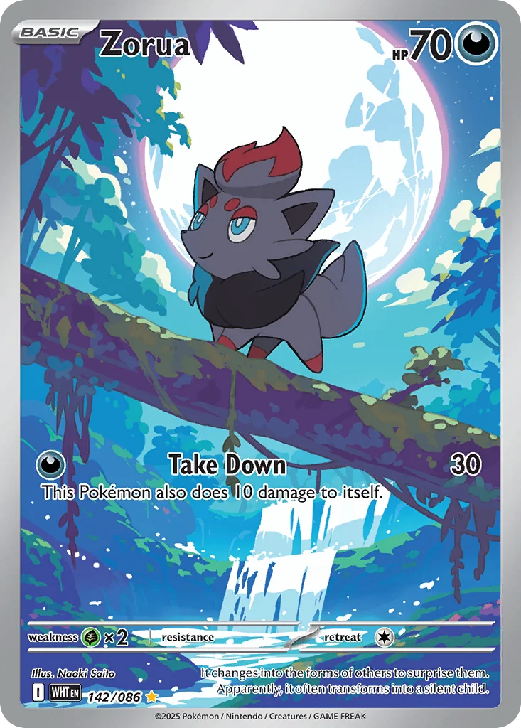 Zorua Pokemon card