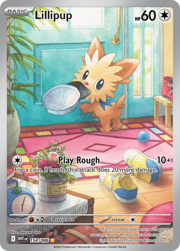 Lillipup Pokemon card