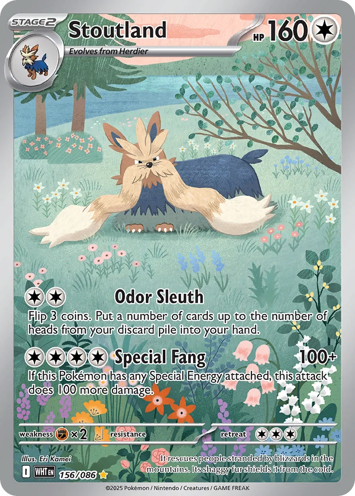 Stoutland Pokemon card