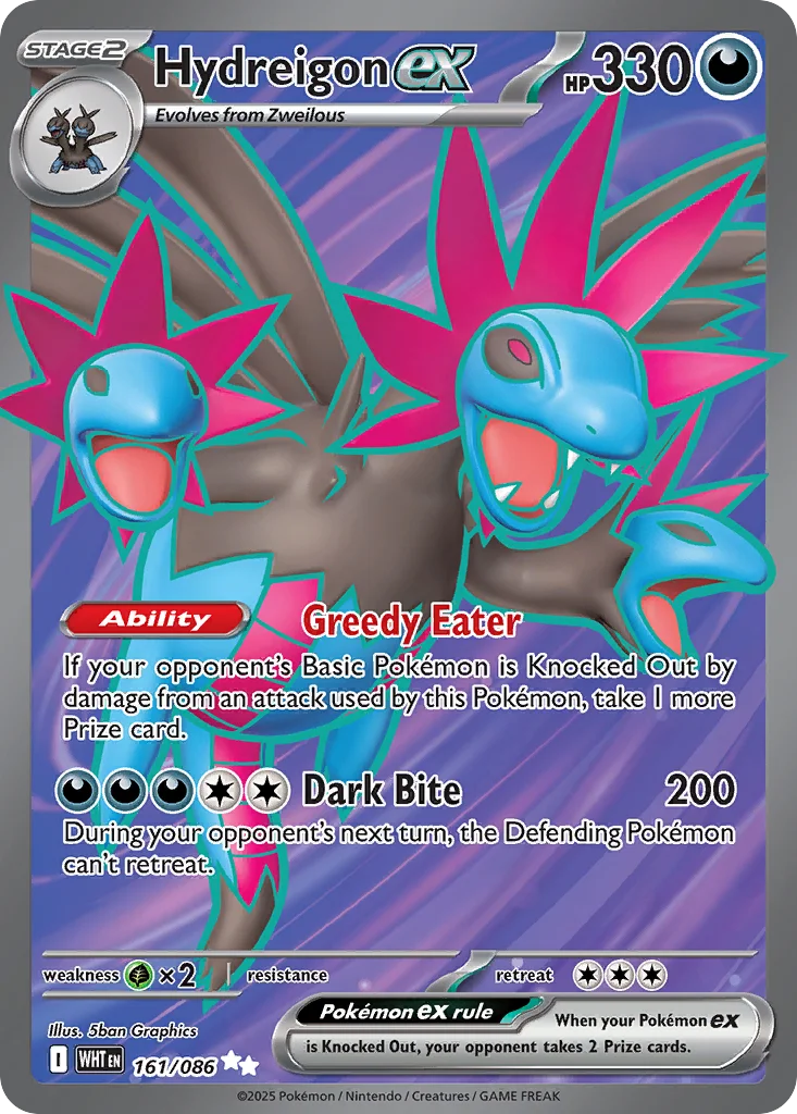 Hydreigon ex Pokemon card