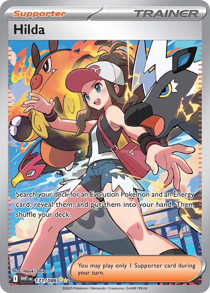 Hilda Pokemon card