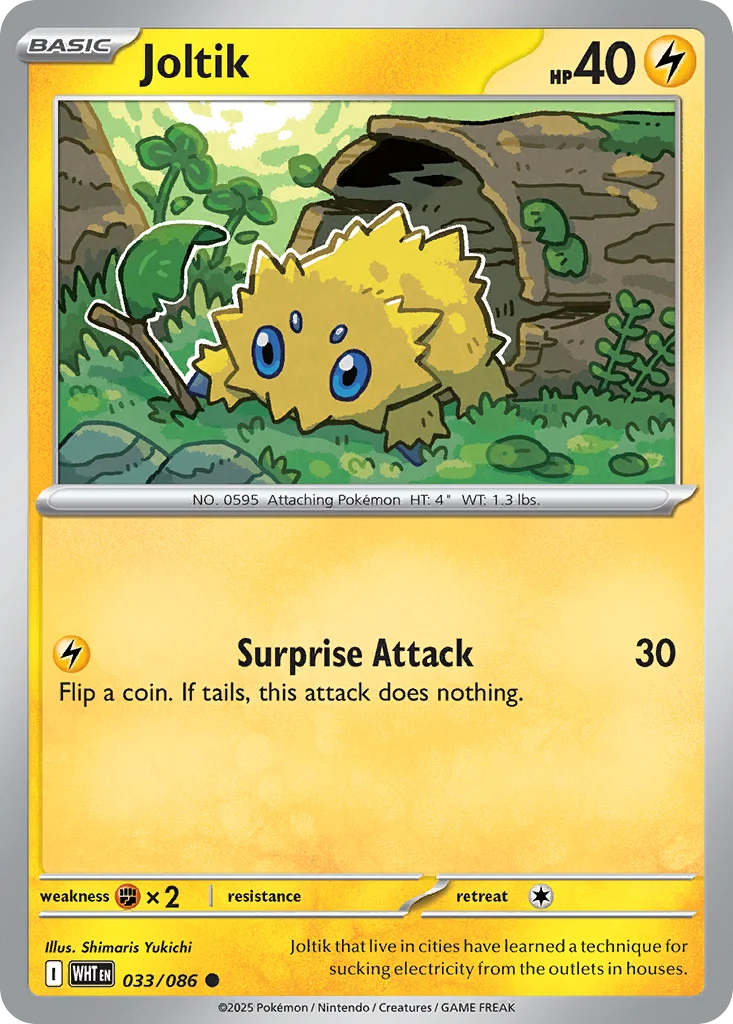 Joltik Pokemon card
