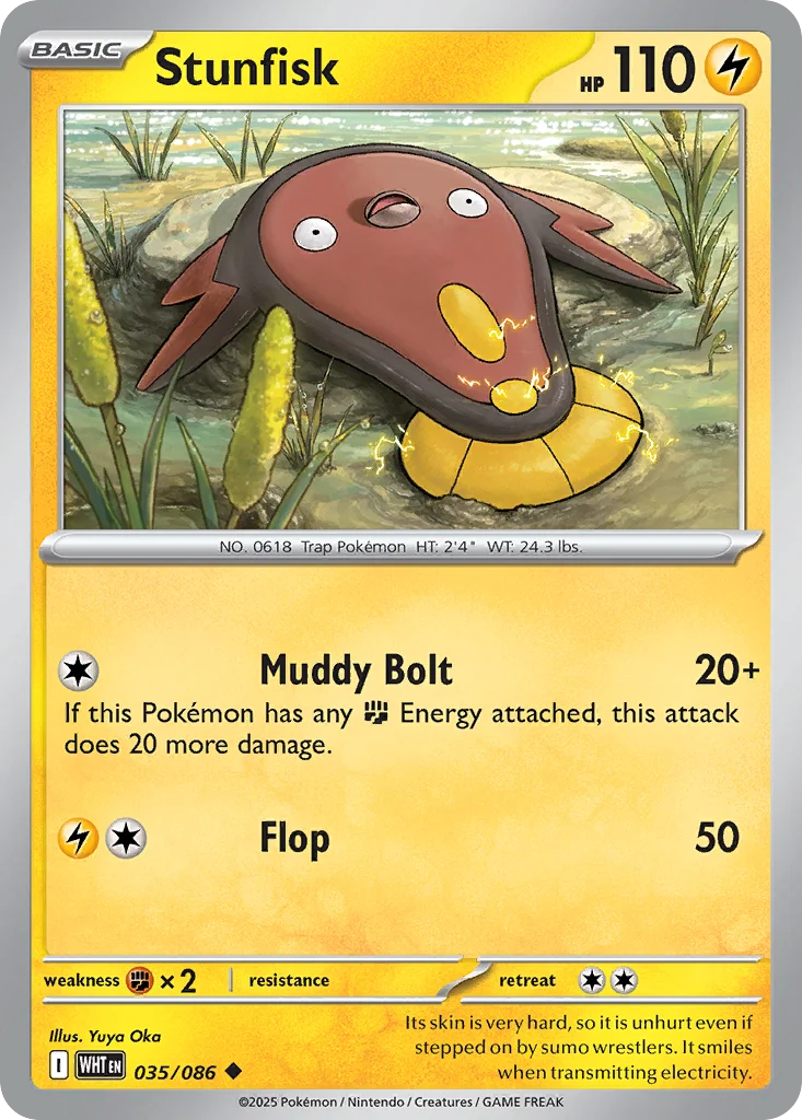 Stunfisk Pokemon card