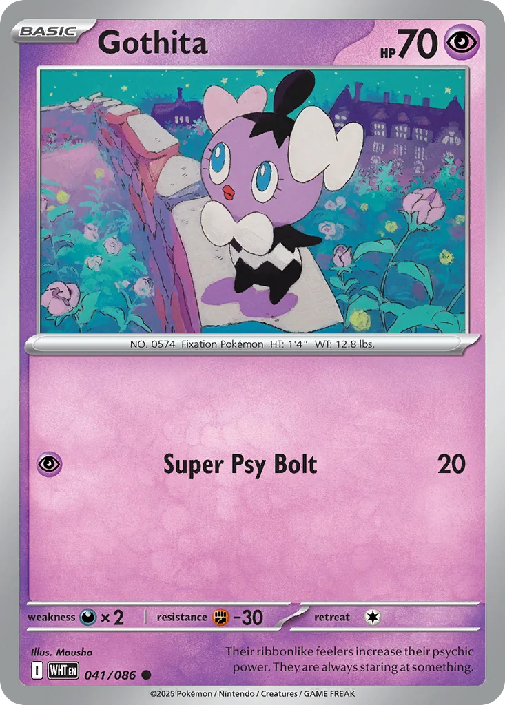 Gothita Pokemon card