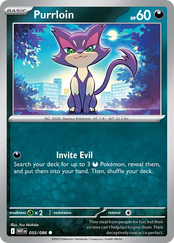 Purrloin Pokemon card