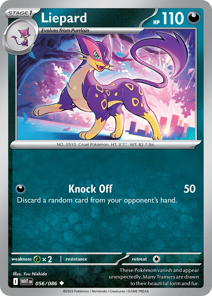 Liepard Pokemon card