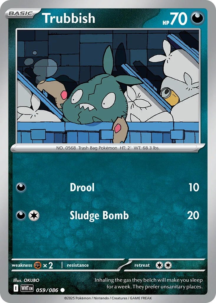 Trubbish Pokemon card