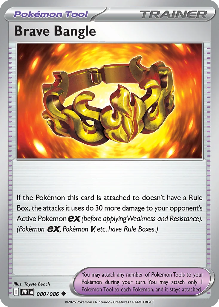 Brave Bangle Pokemon card