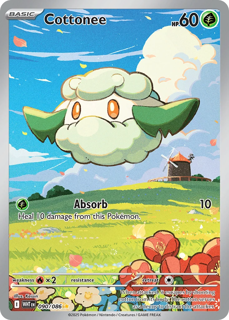 Cottonee Pokemon card