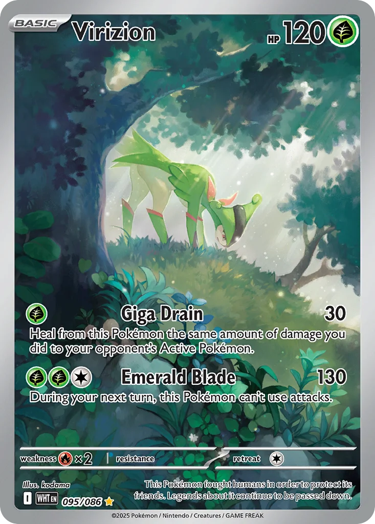 Virizion Pokemon card