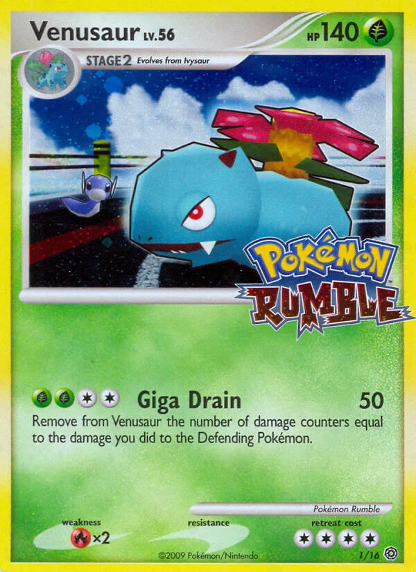 Venusaur Pokemon card