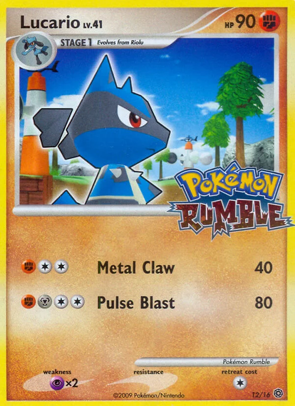Lucario Pokemon card