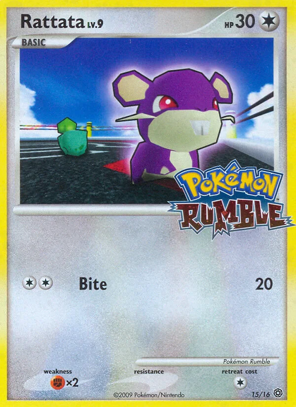 Rattata Pokemon card