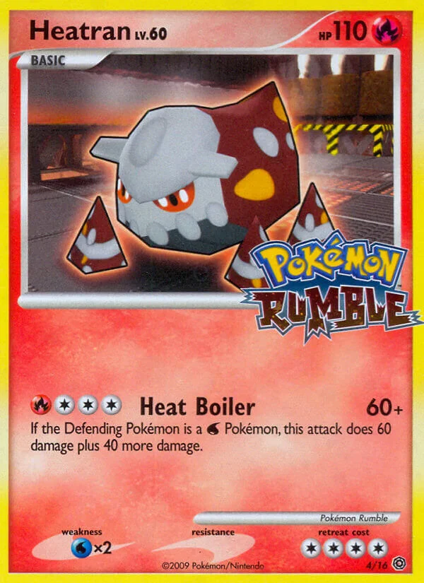 Heatran Pokemon card