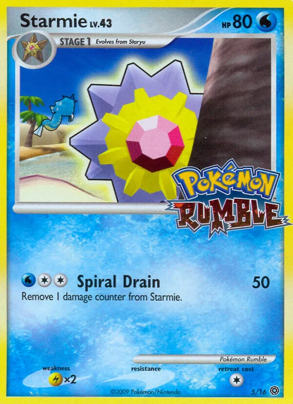 Starmie Pokemon card