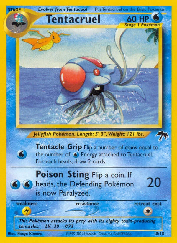 Tentacruel Pokemon card