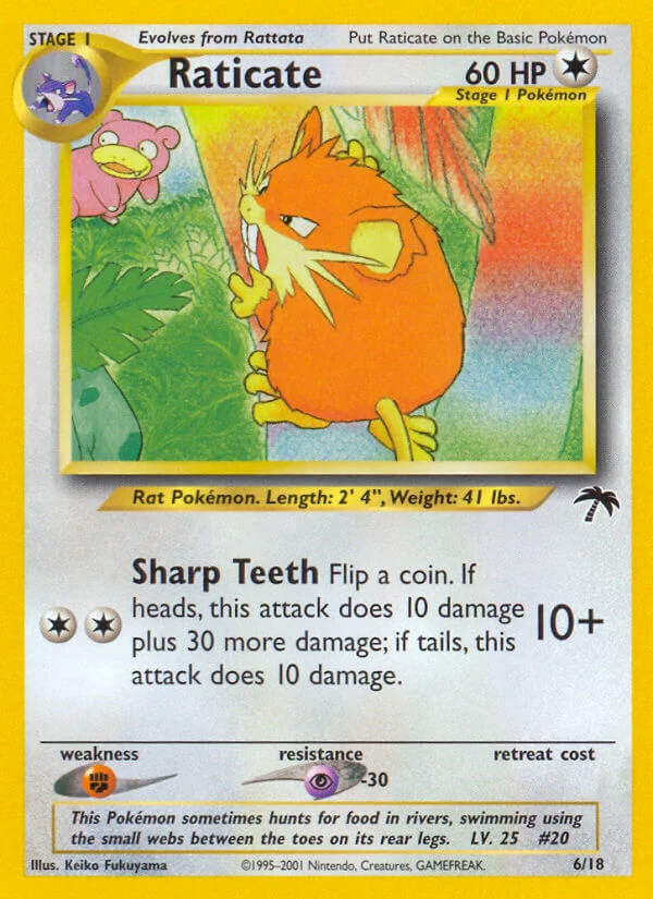 Raticate Pokemon card