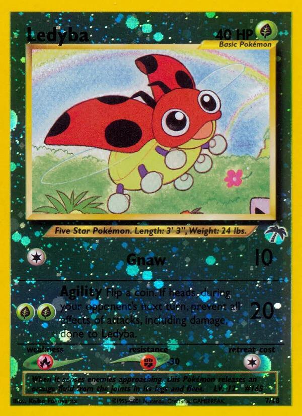 Ledyba Pokemon card
