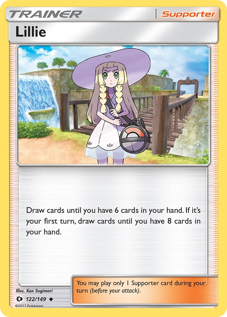 Lillie Pokemon card