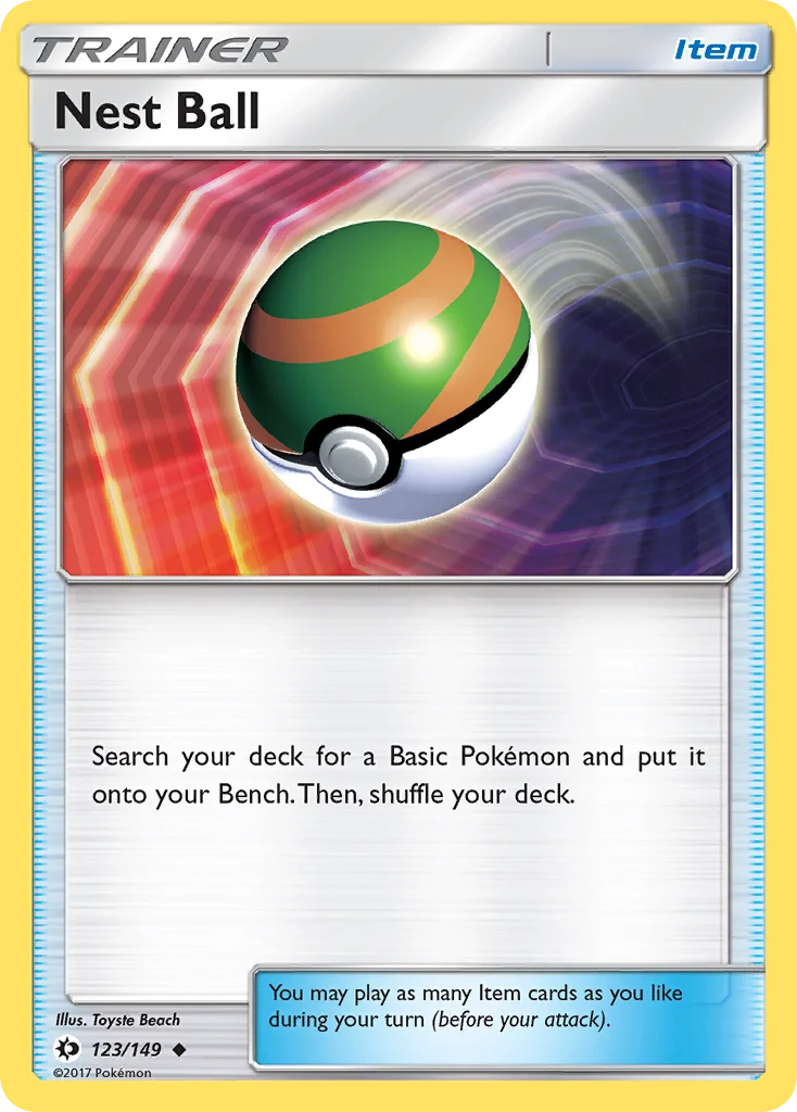 Nest Ball Pokemon card