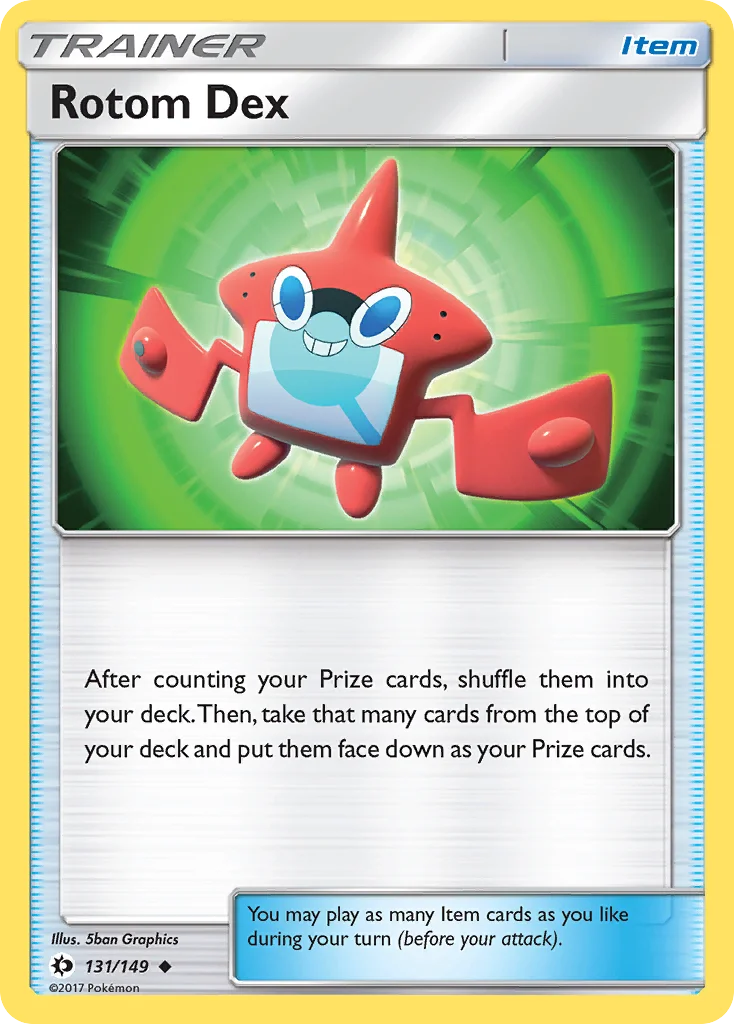 Rotom Dex Pokemon card