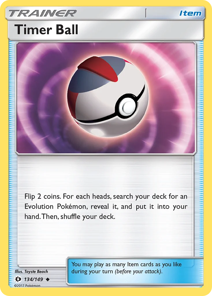 Timer Ball Pokemon card