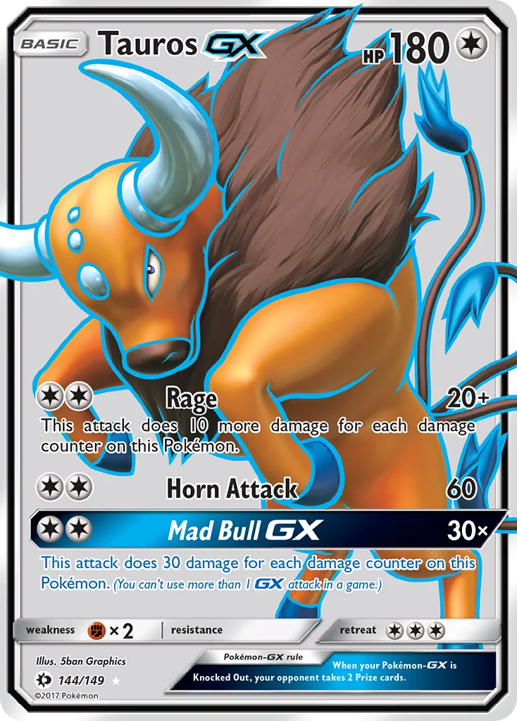 Tauros-GX Pokemon card